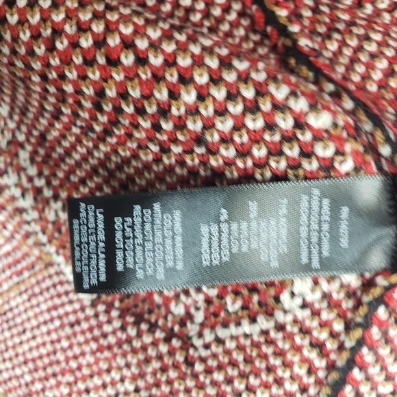 MAXSPORT Aztec Boho Mid Length Knitted Sweater Cardigan Size M - Picture 11 of 12